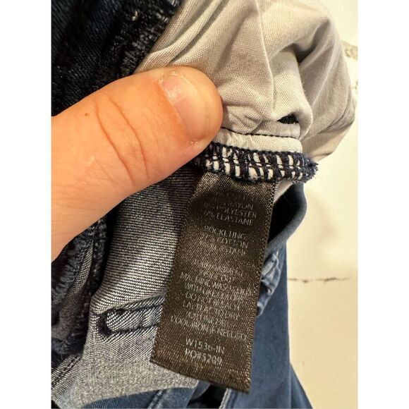 Betabrand Signature Mid-Rise Denim Dark Wash Women’s Sz L Long - Picture 7 of 7